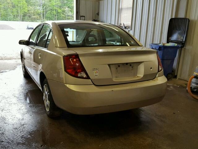1G8AJ52F45Z173520 - 2005 SATURN ION LEVEL BEIGE photo 3