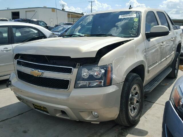 3GNEC120X7G316325 - 2007 CHEVROLET AVALANCHE BEIGE photo 2