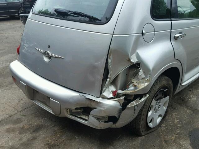 3C4FY48B74T268861 - 2004 CHRYSLER PT CRUISER SILVER photo 9