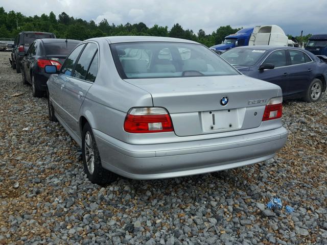 WBADT634X2CH85798 - 2002 BMW 530 I AUTO SILVER photo 3