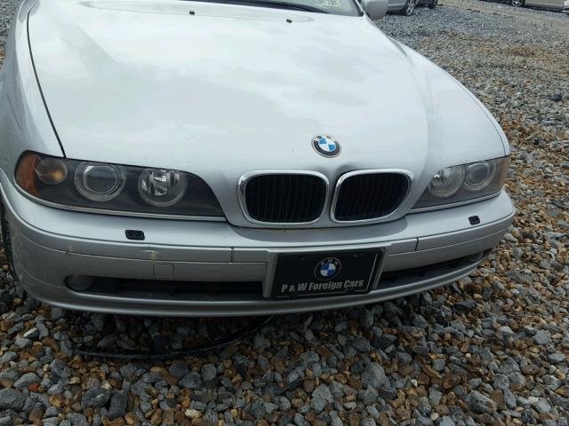 WBADT634X2CH85798 - 2002 BMW 530 I AUTO SILVER photo 9