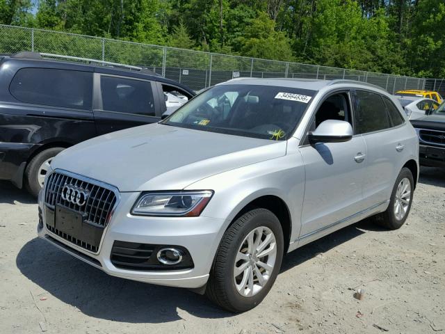 WA1CFAFP8DA010937 - 2013 AUDI Q5 PREMIUM SILVER photo 2