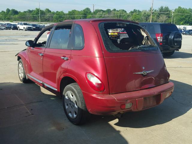 3A4FY48B16T361081 - 2006 CHRYSLER PT CRUISER MAROON photo 3