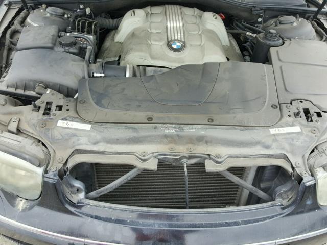 WBAGN63433DS44852 - 2003 BMW 745 LI BLACK photo 7