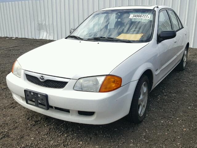 JM1BJ2214Y0299558 - 2000 MAZDA PROTEGE ES WHITE photo 2