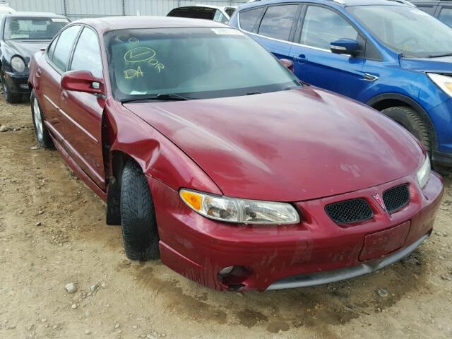 1G2WP52K0YF142105 - 2000 PONTIAC GRAND PRIX RED photo 1
