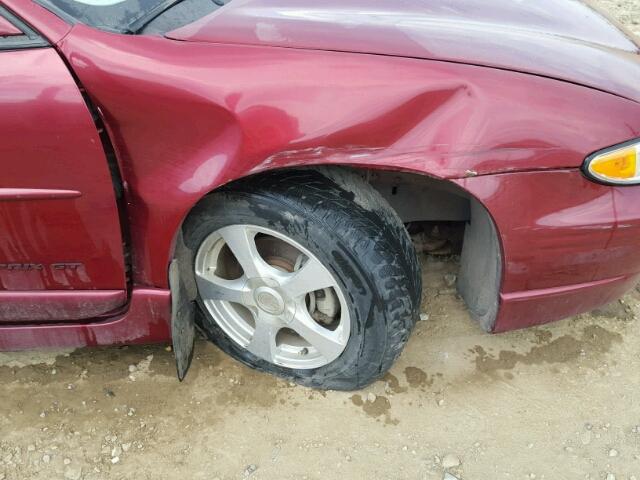 1G2WP52K0YF142105 - 2000 PONTIAC GRAND PRIX RED photo 9