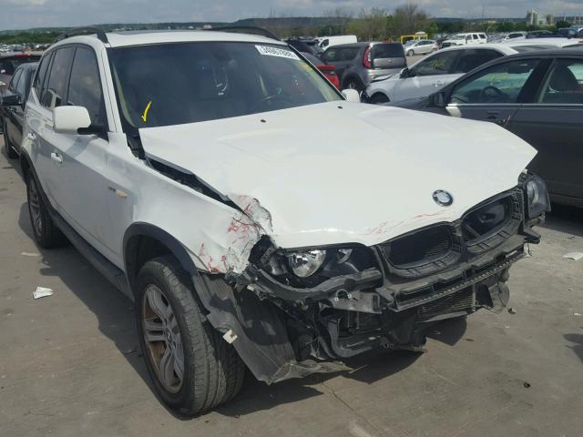 WBXPA93466WG81002 - 2006 BMW X3 WHITE photo 1