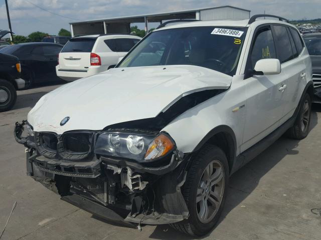 WBXPA93466WG81002 - 2006 BMW X3 WHITE photo 2