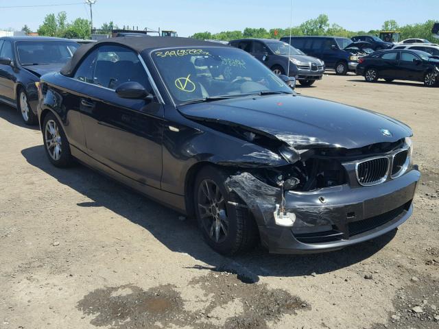 WBAUL73598VE89327 - 2008 BMW 128 I BLACK photo 1