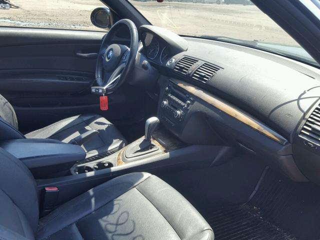 WBAUL73598VE89327 - 2008 BMW 128 I BLACK photo 5