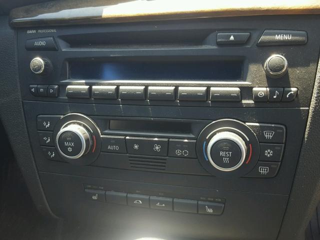 WBAUL73598VE89327 - 2008 BMW 128 I BLACK photo 9