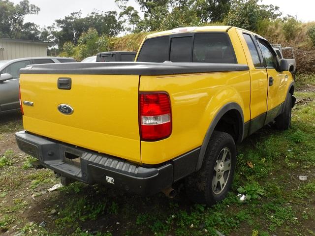 1FTPX14524KD19884 - 2004 FORD F150 YELLOW photo 4