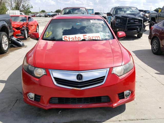 JH4CU2F85CC018439 - 2012 ACURA TSX SE RED photo 9