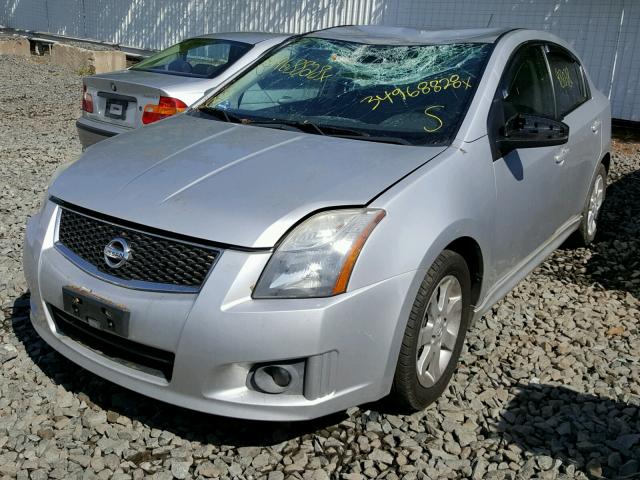 3N1AB6AP8AL714124 - 2010 NISSAN SENTRA 2.0 SILVER photo 2