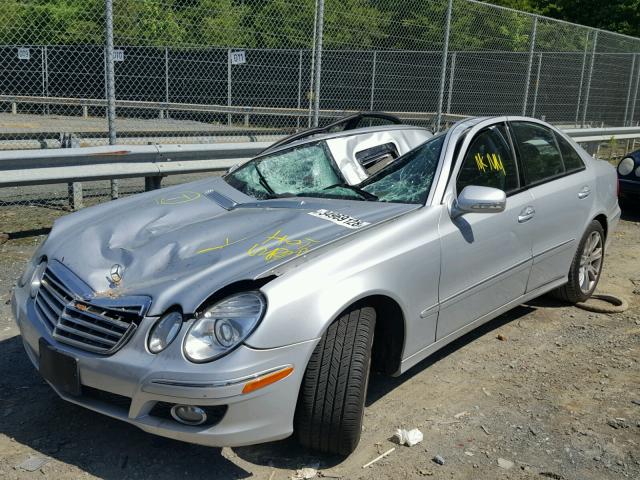 WDBUF87X19B436227 - 2009 MERCEDES-BENZ E 350 4MAT SILVER photo 2