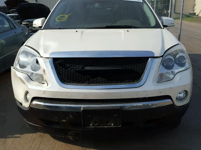 1GKKVRED2CJ196441 - 2012 GMC ACADIA SLT თეთრი ფოტო 9