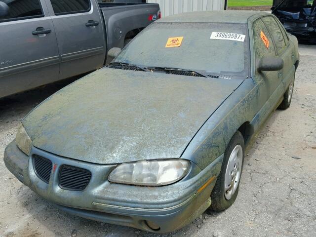 1G2NE52T9VC853597 - 1997 PONTIAC GRAND AM S GREEN photo 2