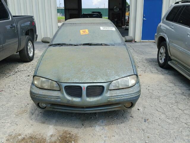 1G2NE52T9VC853597 - 1997 PONTIAC GRAND AM S GREEN photo 9