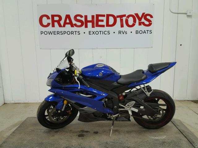 JYARJ12E77A022886 - 2007 YAMAHA YZFR6 L BLUE photo 3