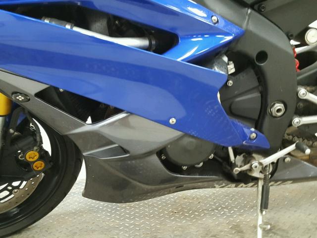 JYARJ12E77A022886 - 2007 YAMAHA YZFR6 L BLUE photo 6