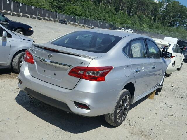 3N1AB7AP6GY274356 - 2016 NISSAN SENTRA S SILVER photo 4