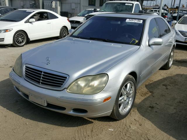 WDBNG70J31A195685 - 2001 MERCEDES-BENZ S 430 SILVER photo 2
