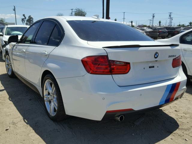 WBA3D3C52EK156513 - 2014 BMW 328 D WHITE photo 3