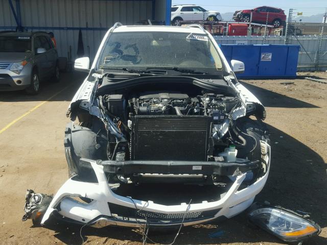 4JGDA5HB3EA336014 - 2014 MERCEDES-BENZ ML 350 4MA WHITE photo 9