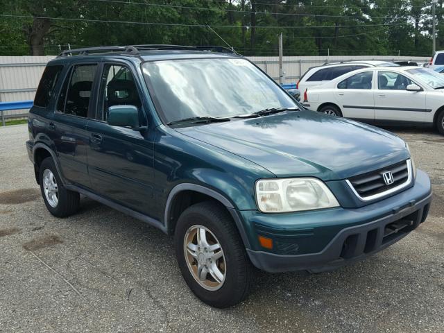 JHLRD18721C021664 - 2001 HONDA CR-V SE GREEN photo 1