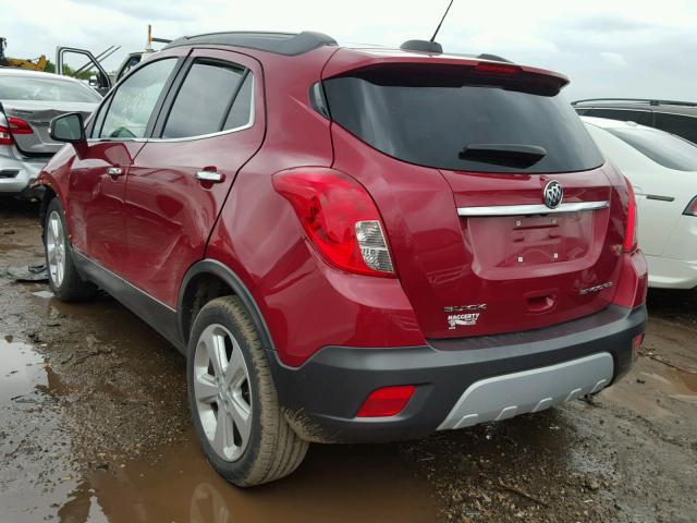 KL4CJCSB4FB067945 - 2015 BUICK ENCORE RED photo 3
