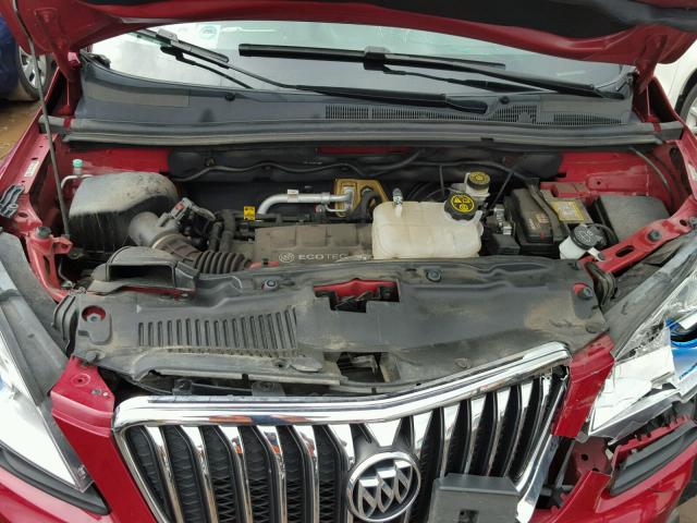 KL4CJCSB4FB067945 - 2015 BUICK ENCORE RED photo 7