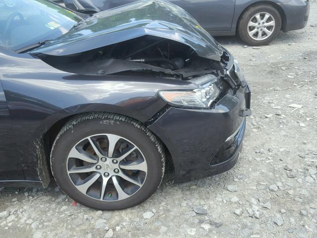 19UUB1F53FA010353 - 2015 ACURA TLX TECH CHARCOAL photo 9