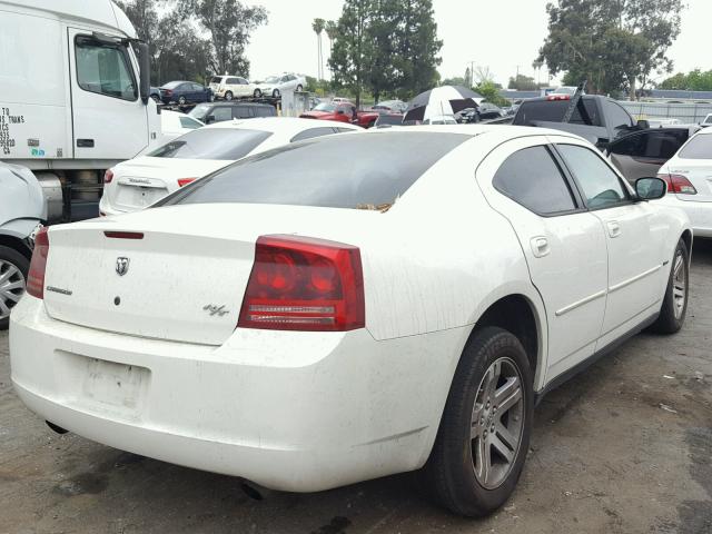 2B3KA53H37H803896 - 2007 DODGE CHARGER R/ WHITE photo 4