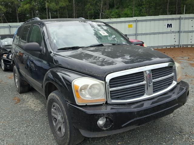 1D4HD48N76F143129 - 2006 DODGE DURANGO SL BLACK photo 1