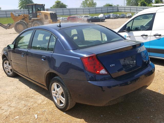 1G8AJ58F47Z117877 - 2007 SATURN ION LEVEL ლურჯი ფოტო 3