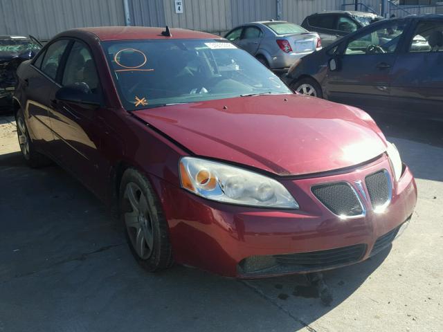 1G2ZG57B994163392 - 2009 PONTIAC G6 MAROON photo 1