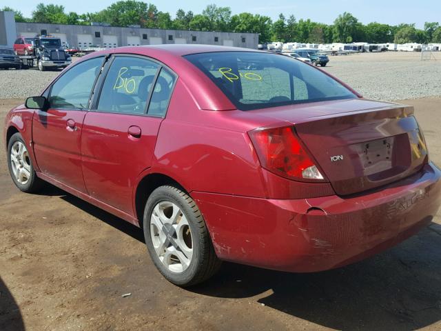 1G8AJ52F24Z217836 - 2004 SATURN ION LEVEL მუქწითელი ფოტო 3