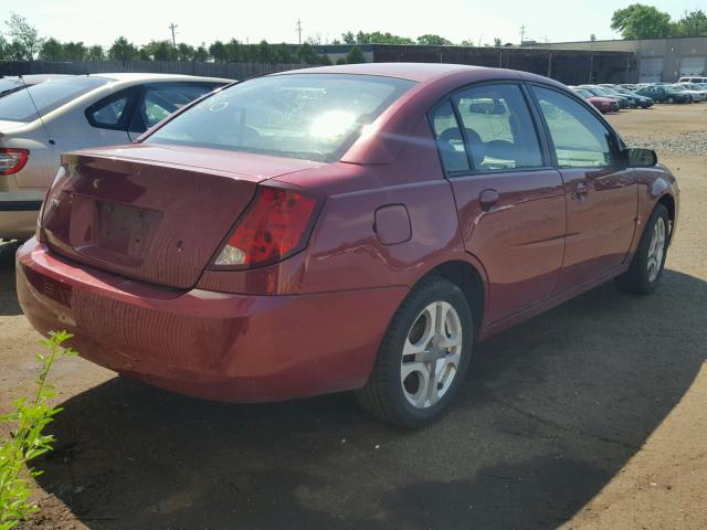 1G8AJ52F24Z217836 - 2004 SATURN ION LEVEL მუქწითელი ფოტო 4