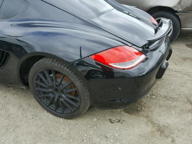 WP0AA2A8XBU761521 - 2011 PORSCHE CAYMAN BLACK photo 9