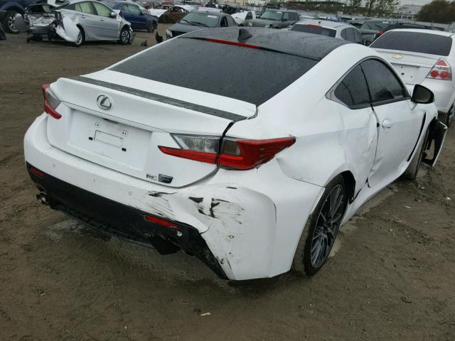 JTHHP5BCXG5004703 - 2016 LEXUS RC-F WHITE photo 4