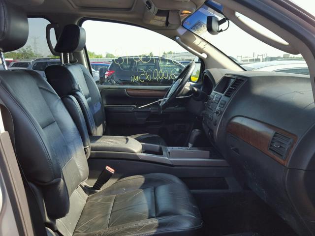 5N1AA08C28N620648 - 2008 NISSAN ARMADA SE SILVER photo 5