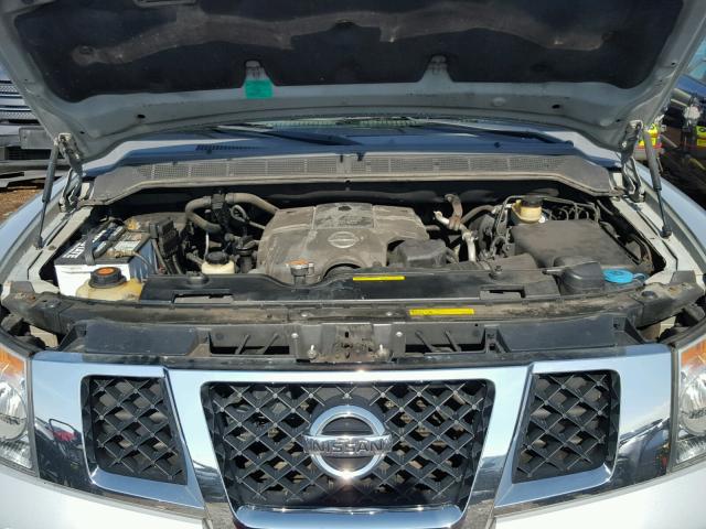 5N1AA08C28N620648 - 2008 NISSAN ARMADA SE SILVER photo 7