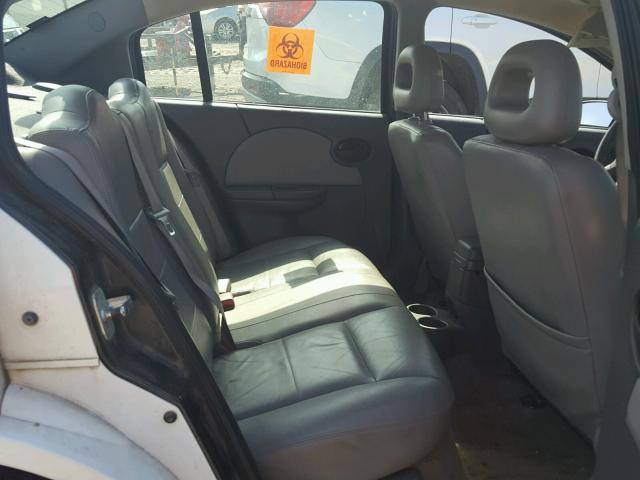 1G8AL55F46Z123806 - 2006 SATURN ION LEVEL WHITE photo 6