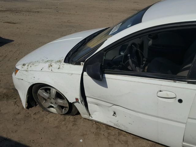 1G8AL55F46Z123806 - 2006 SATURN ION LEVEL WHITE photo 9