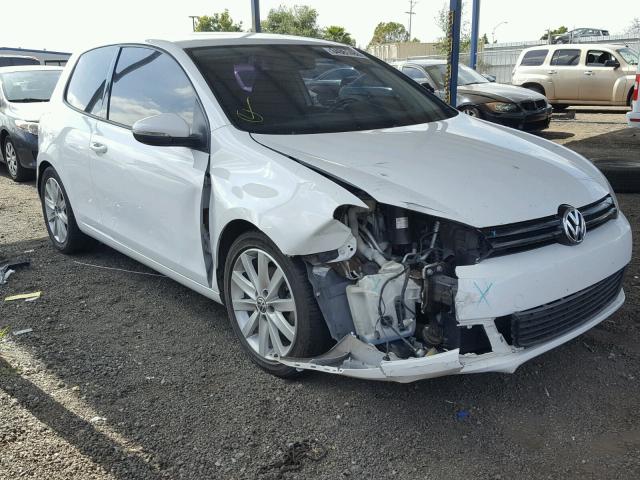 WVWBM7AJ4BW135589 - 2011 VOLKSWAGEN GOLF WHITE photo 1