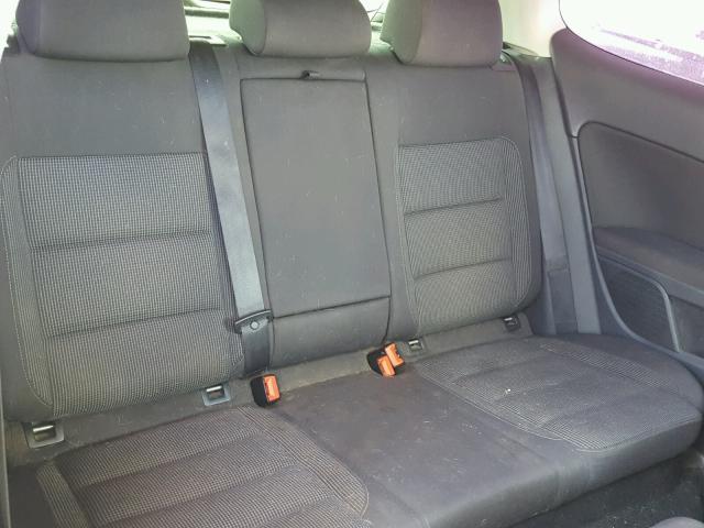 WVWBM7AJ4BW135589 - 2011 VOLKSWAGEN GOLF WHITE photo 6