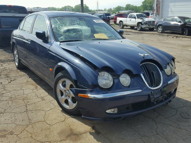 SAJDA01C8YFL65530 - 2000 JAGUAR S-TYPE BLUE photo 1