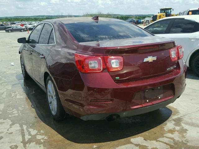 1G11F5SL4FF268037 - 2015 CHEVROLET MALIBU LTZ 勃艮第红 照片 3