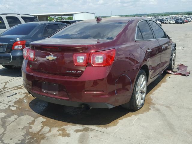 1G11F5SL4FF268037 - 2015 CHEVROLET MALIBU LTZ 勃艮第红 照片 4